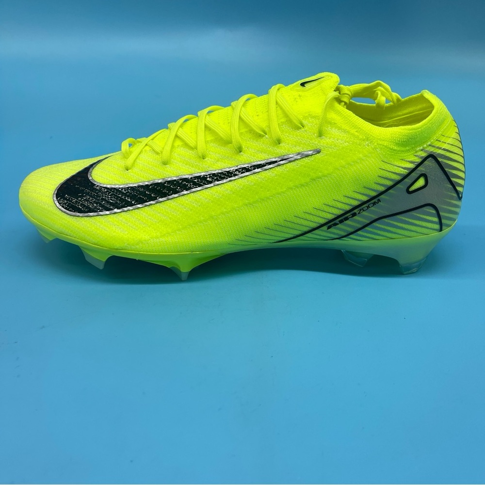 Nike Mens Mercurial Vapor 16 Elite FG Low Top Soccer Cleats Size 12 Volt Black